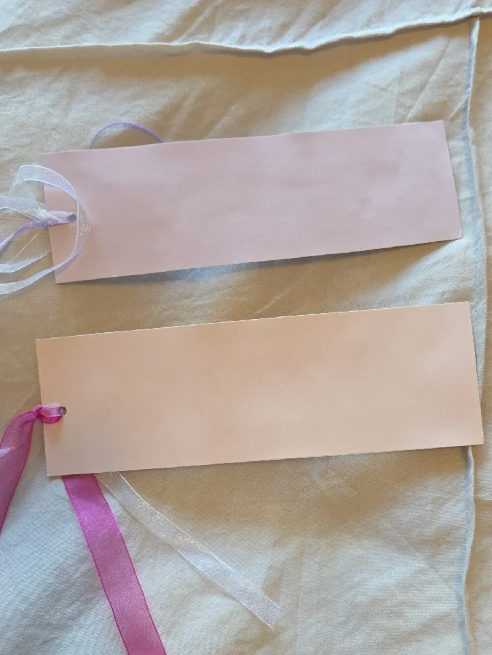 Handmade 'Dream' Ribbon Bookmarks - Pink & Purple Floral